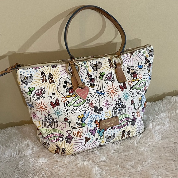 Dooney & Bourke Handbags - Dooney & Bourke Disney Sketch Weekender Large Duffle Bag